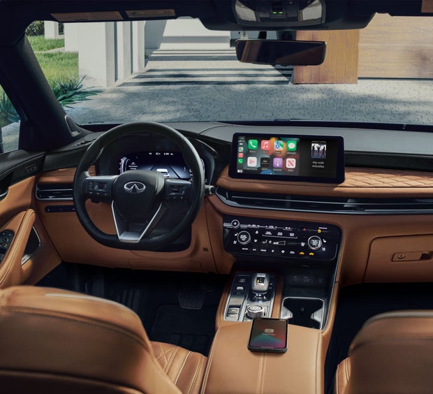 2024 INFINITI QX60 Key Features - Wireless Apple CarPlay® integration | INFINITI on Camelback in Phoenix AZ