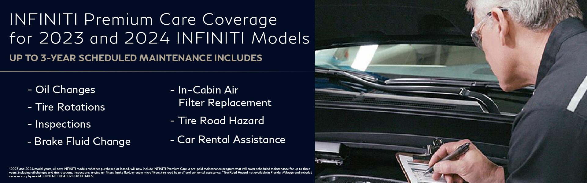 Infiniti Premium Care Coverage For 2024 Models